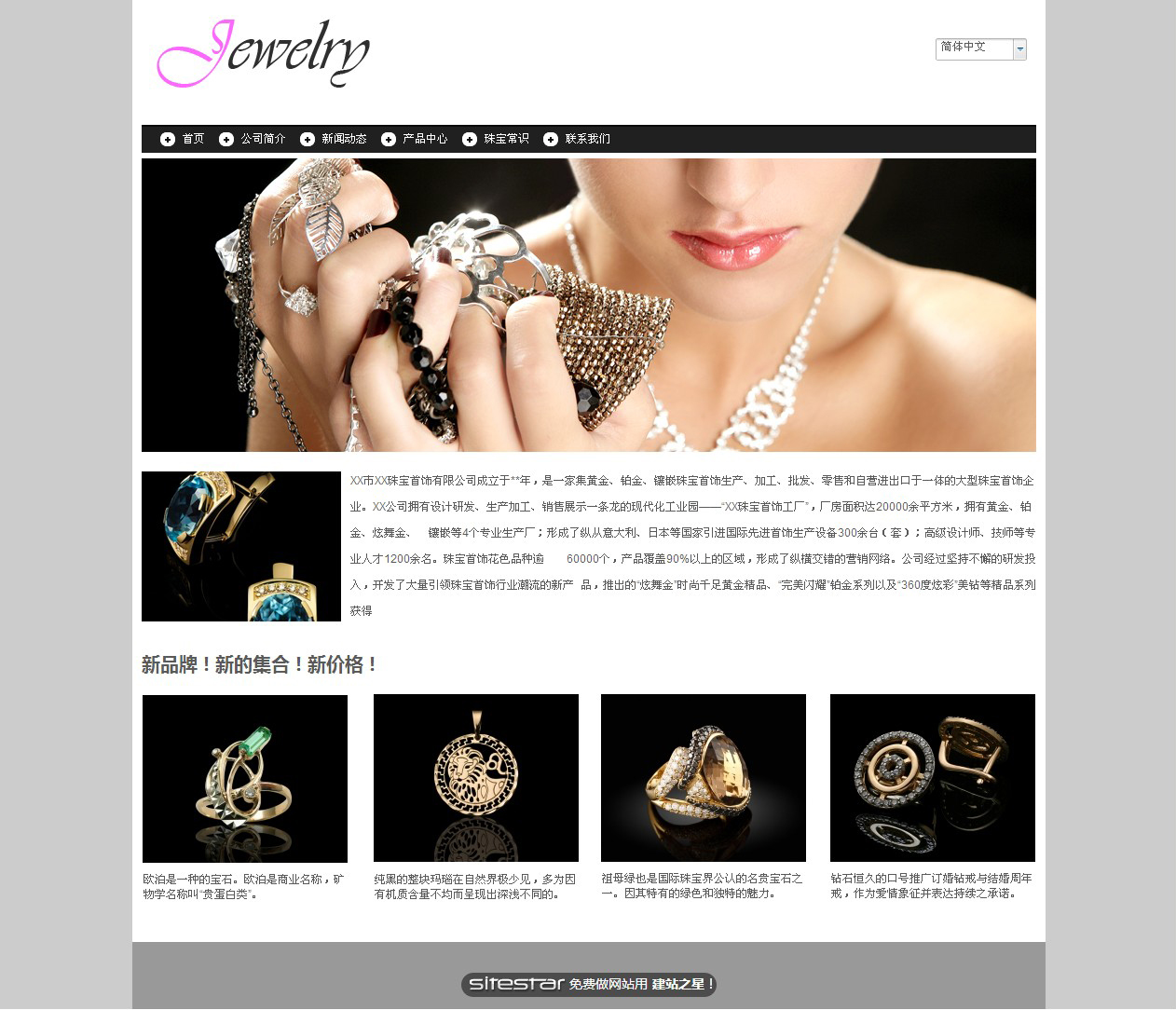 珠宝、首饰网站模板-jewelry-12