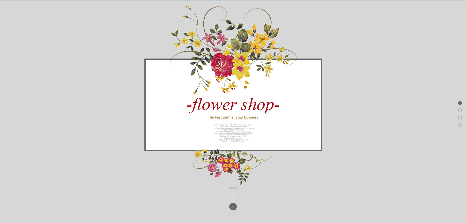 鲜花网站模板-flowers-102