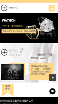 钟表网站模板-weixin-5166