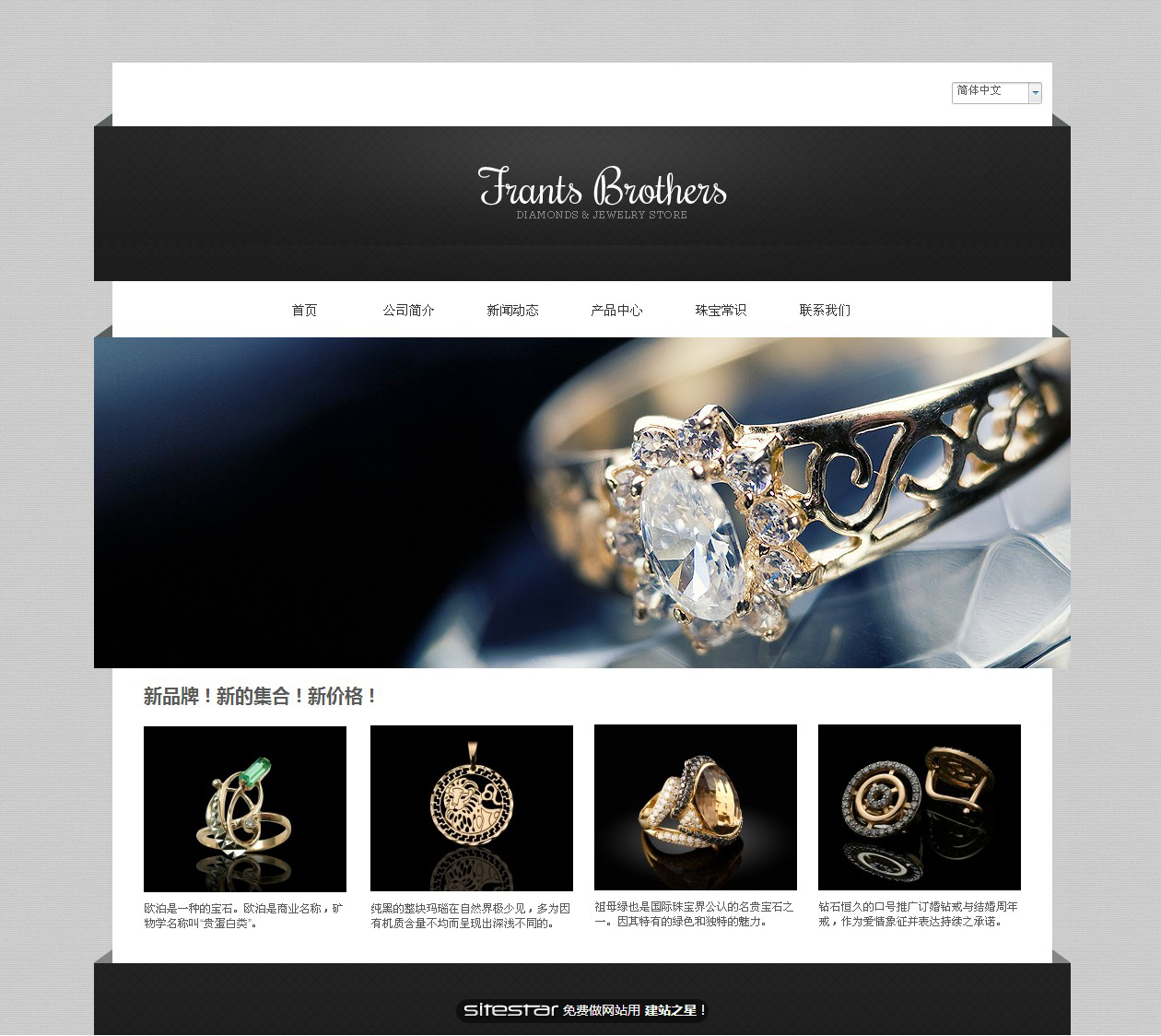 珠宝、首饰网站模板-jewelry-7