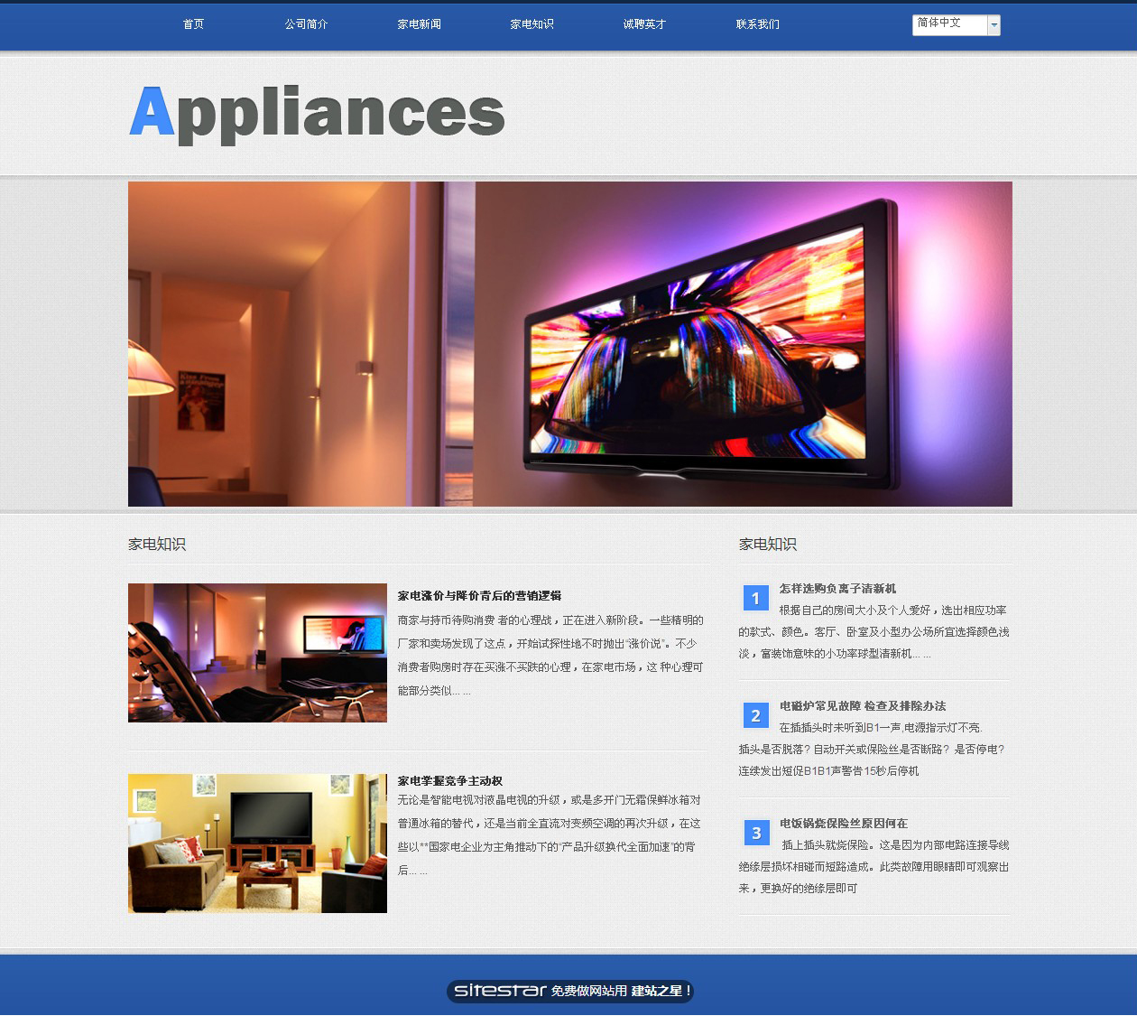 家电网站模板-appliances-8